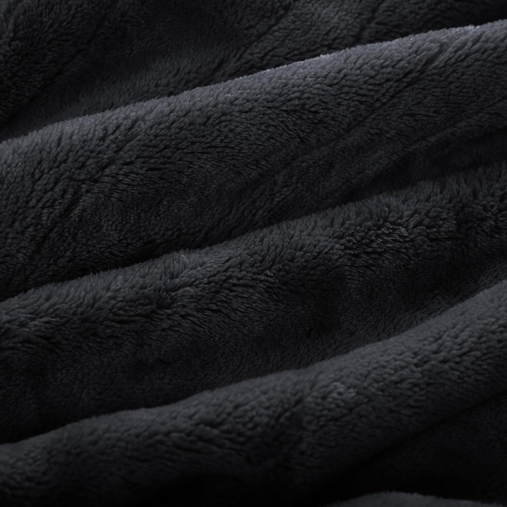 Electric Heated Blanket Full Size 72"x84", Cozy Large Oversized, 4 Heating Levels &amp; 10 Hours Auto Off, Cozy for Bed, Sofa, &amp; Office, Machine Washable, Black