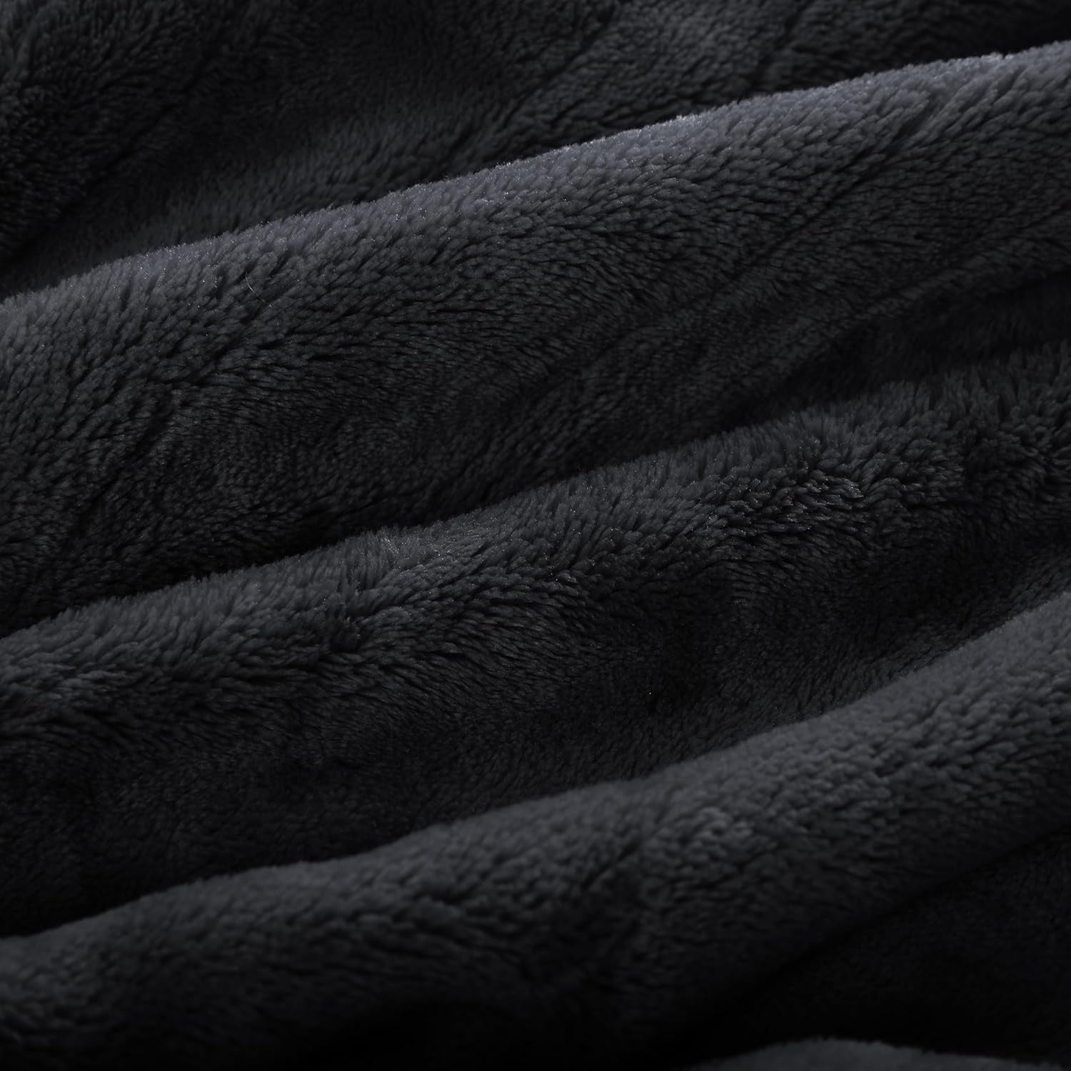 Electric Heated Blanket Full Size 72"x84", Cozy Large Oversized, 4 Heating Levels &amp; 10 Hours Auto Off, Cozy for Bed, Sofa, &amp; Office, Machine Washable, Black