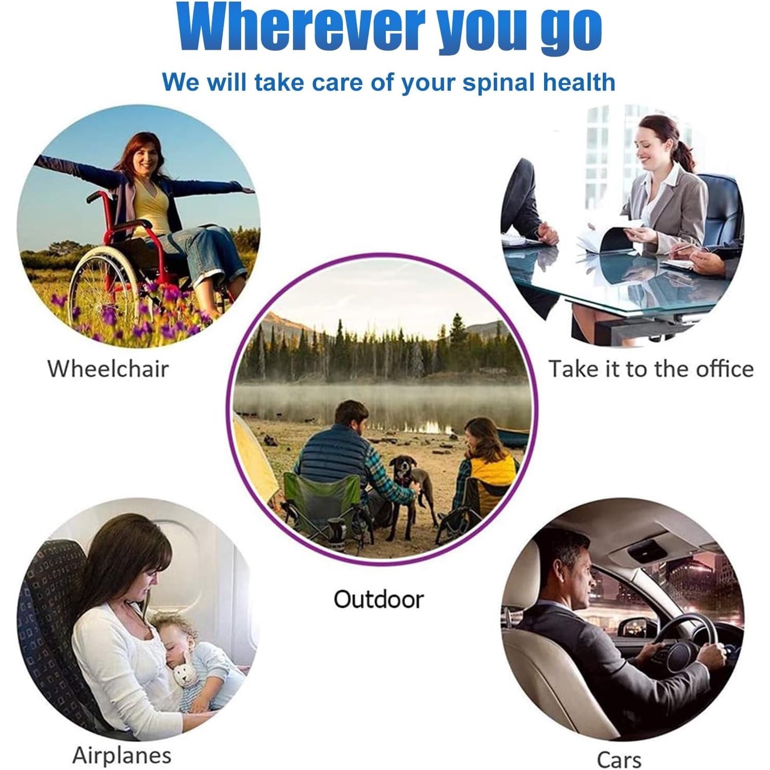 Gel Seat Cushion - Non-Slip Egg Seat Cushion Chair Pads - Office Chair Car Seat Cushion for Sciatica &amp; Back Pain Relief - Coccyx Cushion for Home, Wheelchair, Computer, Desk Chair, Truck