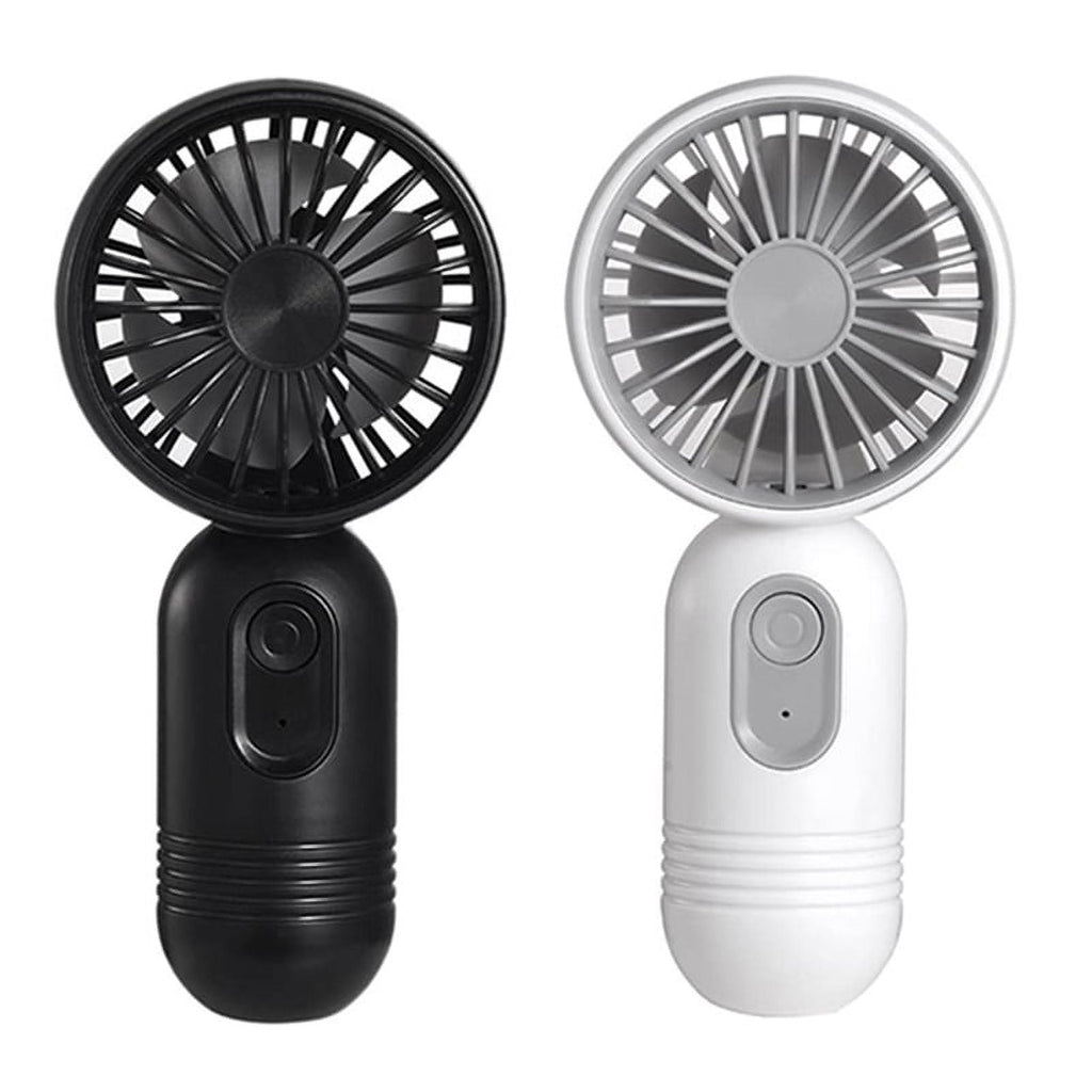 2Pack Portable Handheld Mini Fan, USB Rechargeable Personal Fan with 3 Speeds for Travel/Camping/Outdoor