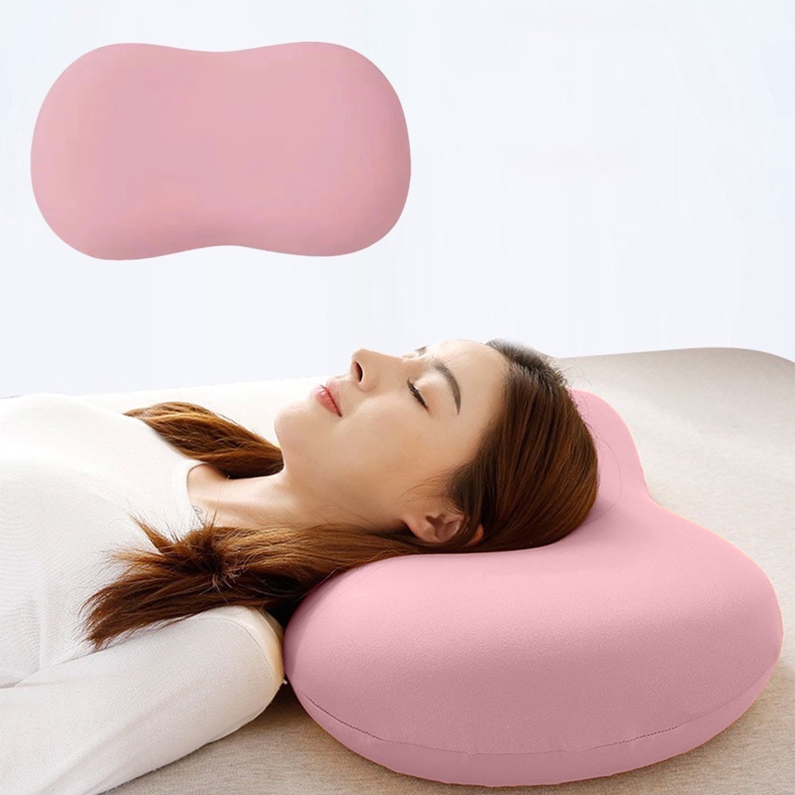 Cushion Lab Deep Sleep Pillow, Patented Ergonomic Contour Design for Side &amp; Back Sleepers, Orthopedic Cervical Shape Gently Cradles Head &amp; Provides Neck Support