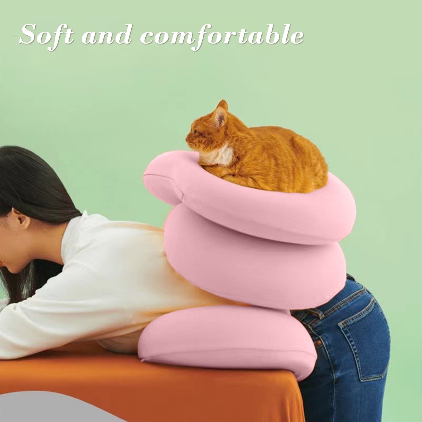 Cushion Lab Deep Sleep Pillow, Patented Ergonomic Contour Design for Side &amp; Back Sleepers, Orthopedic Cervical Shape Gently Cradles Head &amp; Provides Neck Support