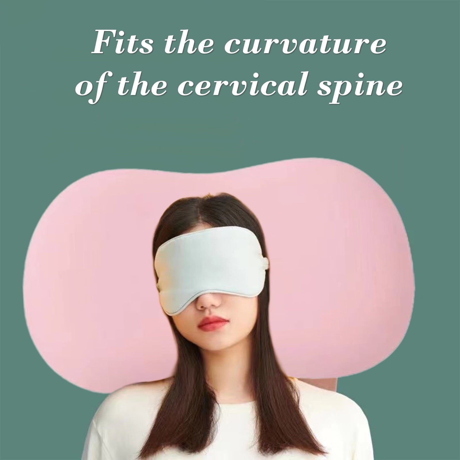 Cushion Lab Deep Sleep Pillow, Patented Ergonomic Contour Design for Side &amp; Back Sleepers, Orthopedic Cervical Shape Gently Cradles Head &amp; Provides Neck Support