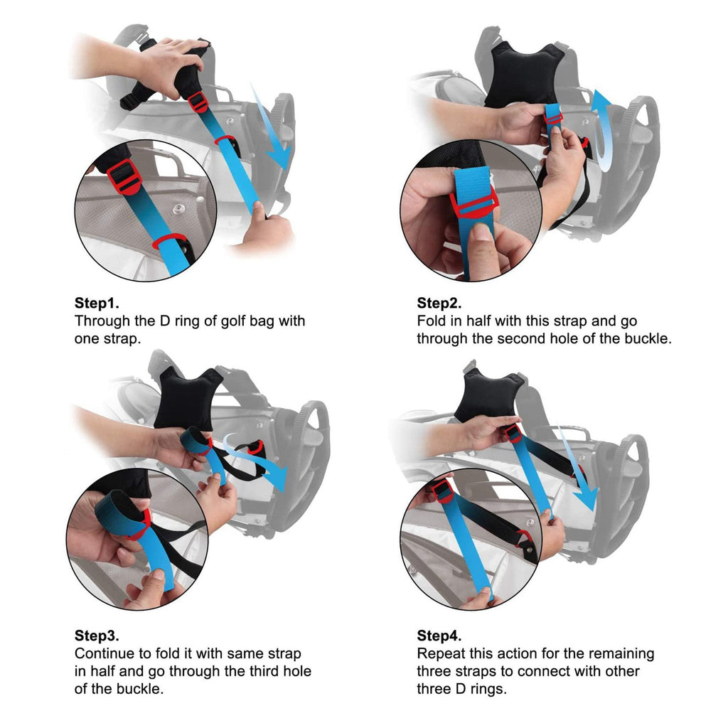 Portable Golf Shoulder Strap Bag Replacement Comfort Adjustable Accessories
