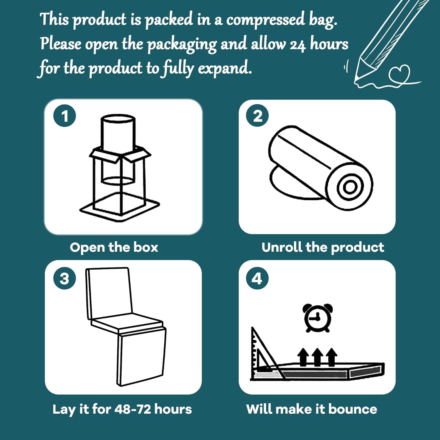 3-in-1 Recliner Seat Cushion with Lumbar Support Pillow &amp; Footrest, Multi-Functional Adjustable Height 2" to 6" for You to Choose, Non-Slip Foam Chair Cushion for Elderly, Light Grey