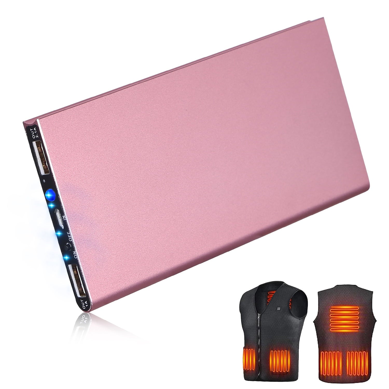 59"x31" Cordless Heated Blanket Battery Operated Portable Electric Heated Shawl 3 Temp Wearable Heating Blanket for Indoor Outdoor