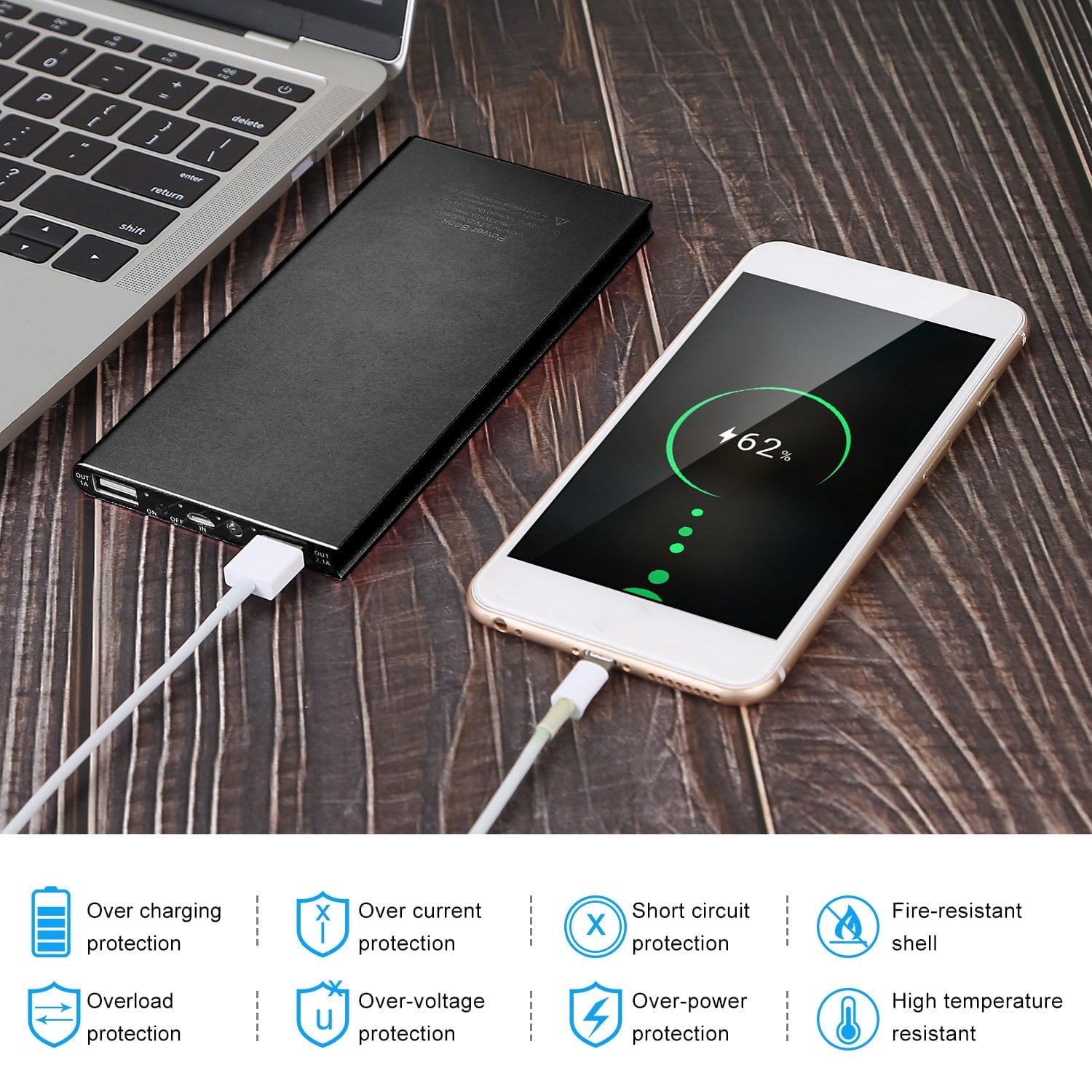 59"x31" Cordless Heated Blanket Battery Operated Portable Electric Heated Shawl 3 Temp Wearable Heating Blanket for Indoor Outdoor