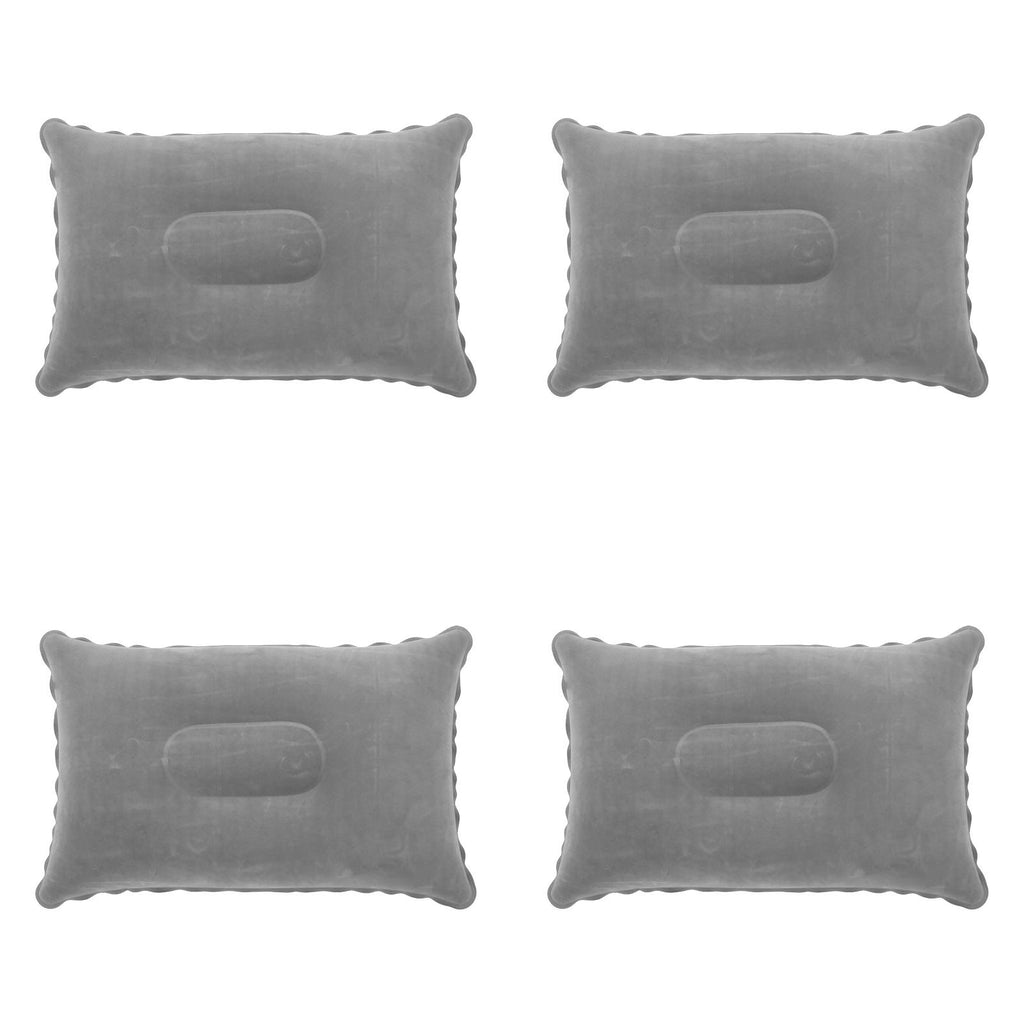 Inflatable Camping Pillow, 9.4 X13.6 Inch Ultra Light Backpacking Pillow, Portable Sleeping Pillow for Hiking, Outdoor, Travel, Picnic 4PCS