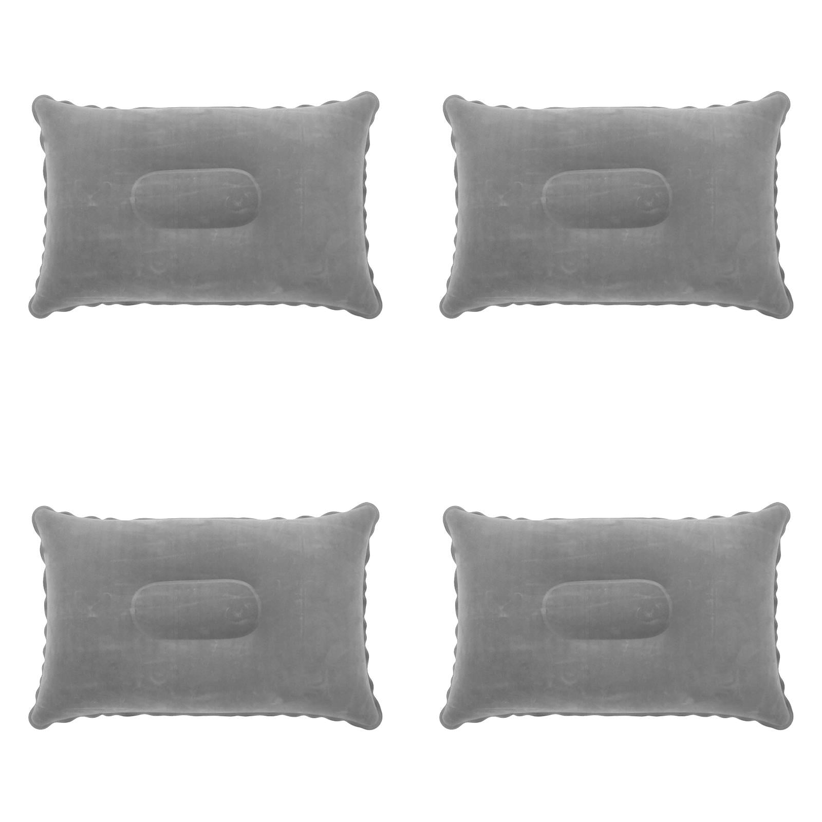Inflatable Camping Pillow, 9.4 X13.6 Inch Ultra Light Backpacking Pillow, Portable Sleeping Pillow for Hiking, Outdoor, Travel, Picnic 4PCS