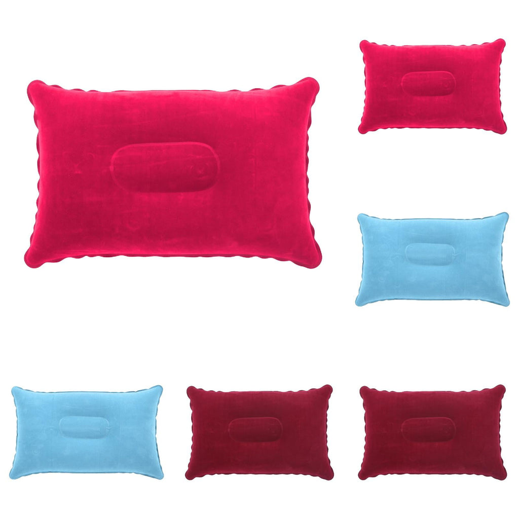 Inflatable Camping Pillow, 9.4 X13.6 Inch Ultra Light Backpacking Pillow, Portable Sleeping Pillow for Hiking, Outdoor, Travel, Picnic 4PCS