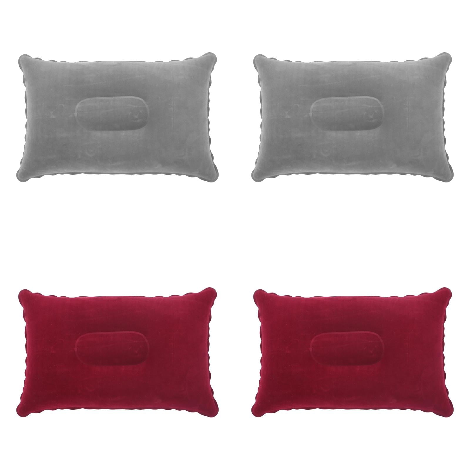 Inflatable Camping Pillow, 9.4 X13.6 Inch Ultra Light Backpacking Pillow, Portable Sleeping Pillow for Hiking, Outdoor, Travel, Picnic 4PCS