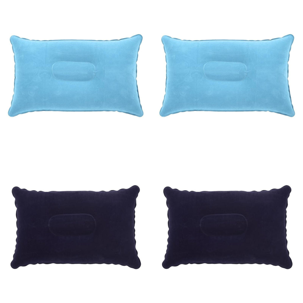 Inflatable Camping Pillow, 9.4 X13.6 Inch Ultra Light Backpacking Pillow, Portable Sleeping Pillow for Hiking, Outdoor, Travel, Picnic 4PCS