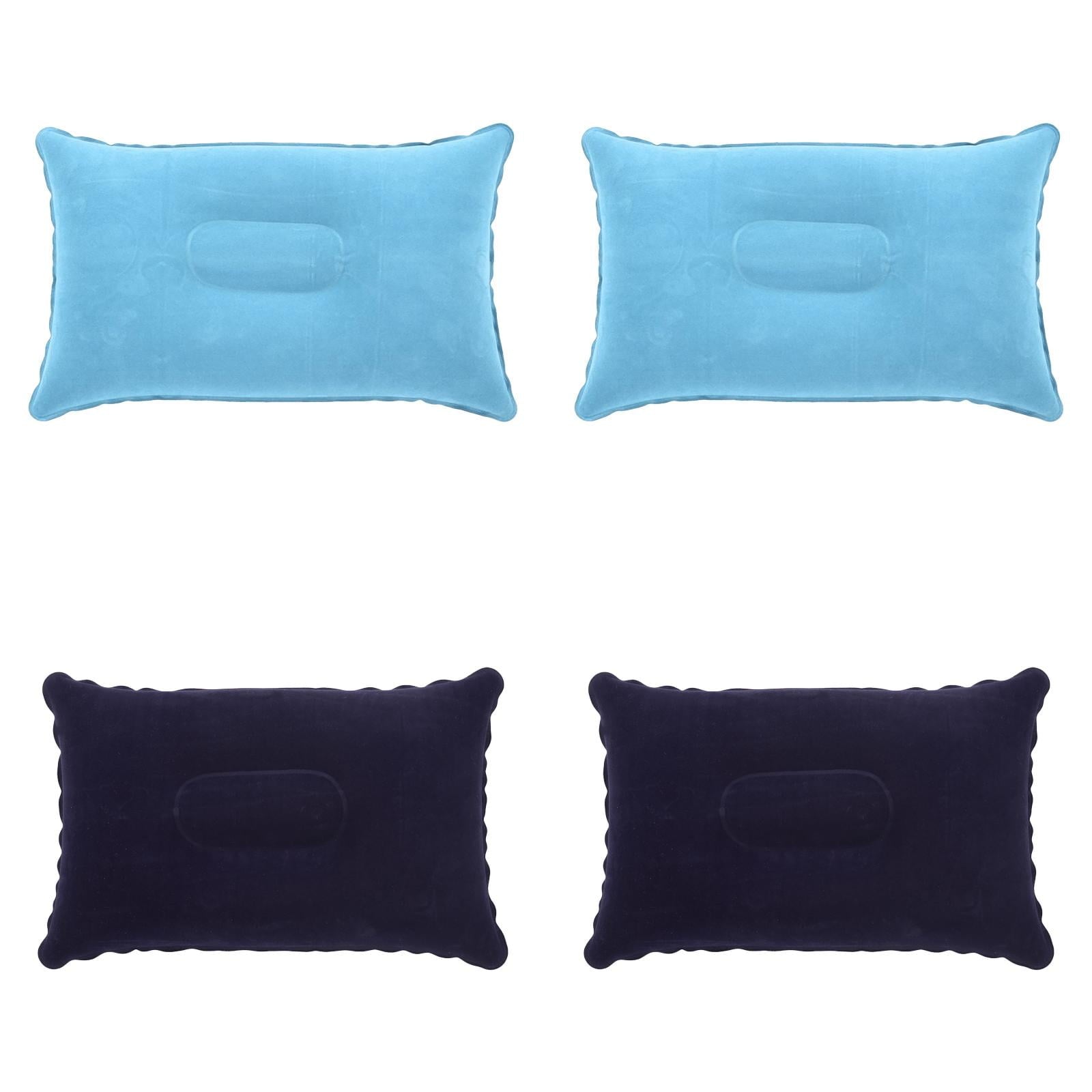 Inflatable Camping Pillow, 9.4 X13.6 Inch Ultra Light Backpacking Pillow, Portable Sleeping Pillow for Hiking, Outdoor, Travel, Picnic 4PCS
