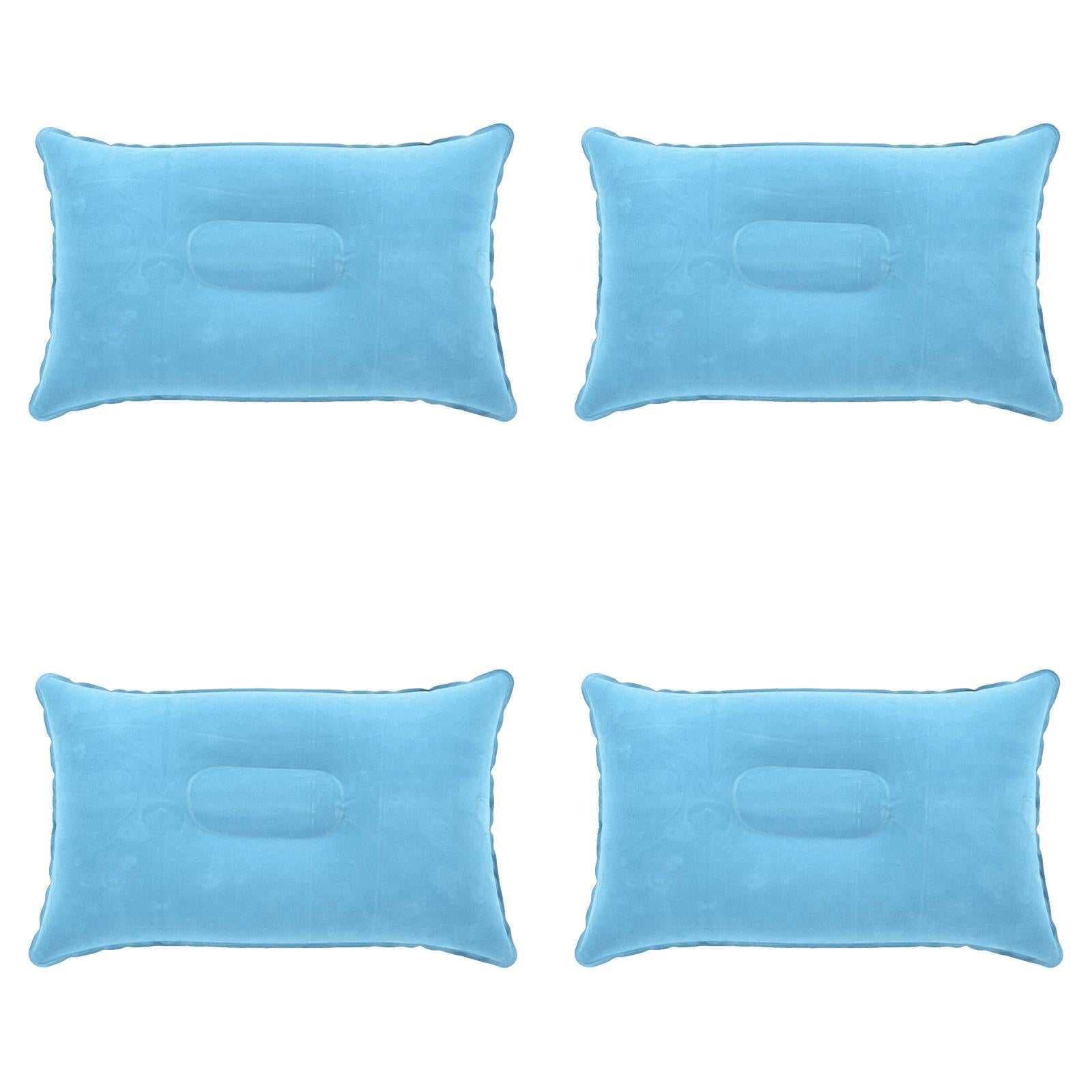 Inflatable Camping Pillow, 9.4 X13.6 Inch Ultra Light Backpacking Pillow, Portable Sleeping Pillow for Hiking, Outdoor, Travel, Picnic 4PCS