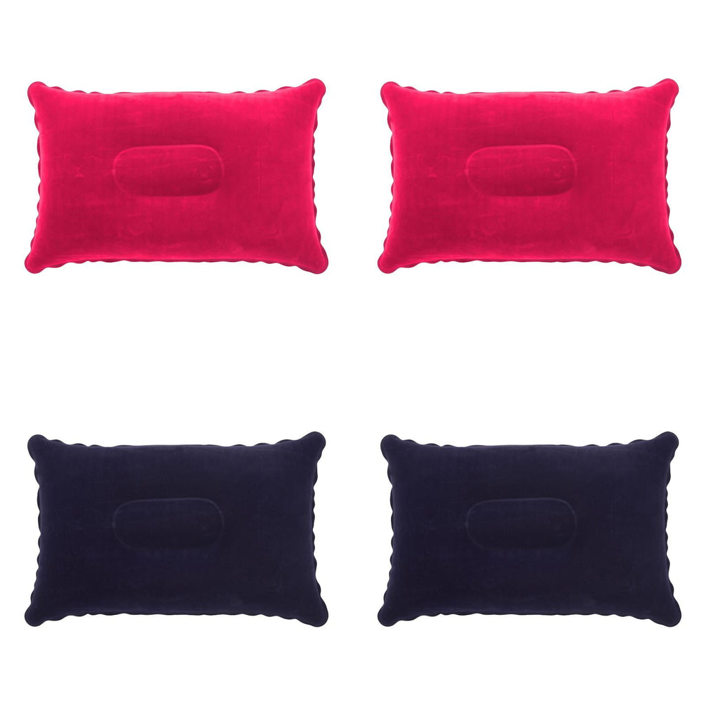 Inflatable Camping Pillow, 9.4 X13.6 Inch Ultra Light Backpacking Pillow, Portable Sleeping Pillow for Hiking, Outdoor, Travel, Picnic 4PCS