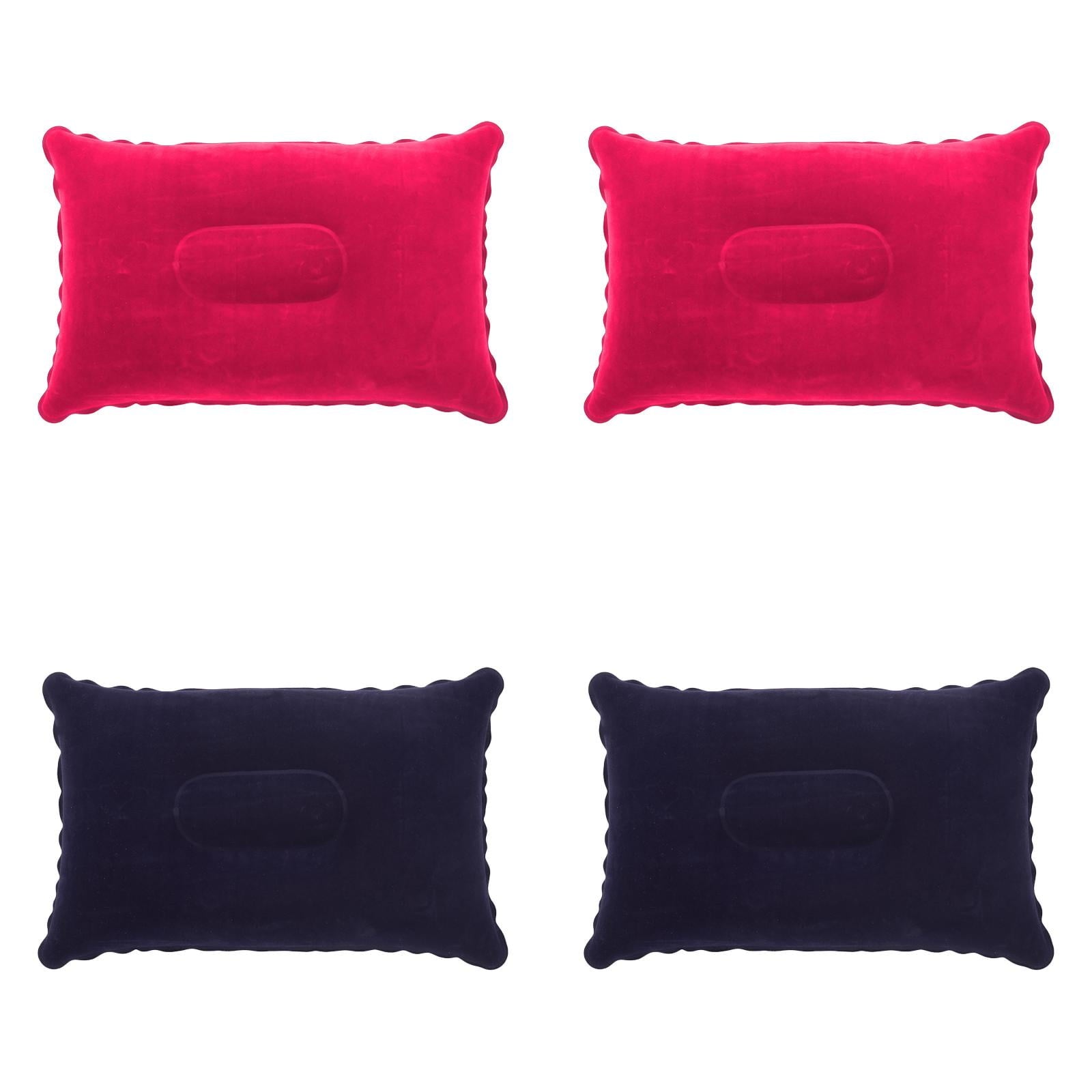 Inflatable Camping Pillow, 9.4 X13.6 Inch Ultra Light Backpacking Pillow, Portable Sleeping Pillow for Hiking, Outdoor, Travel, Picnic 4PCS