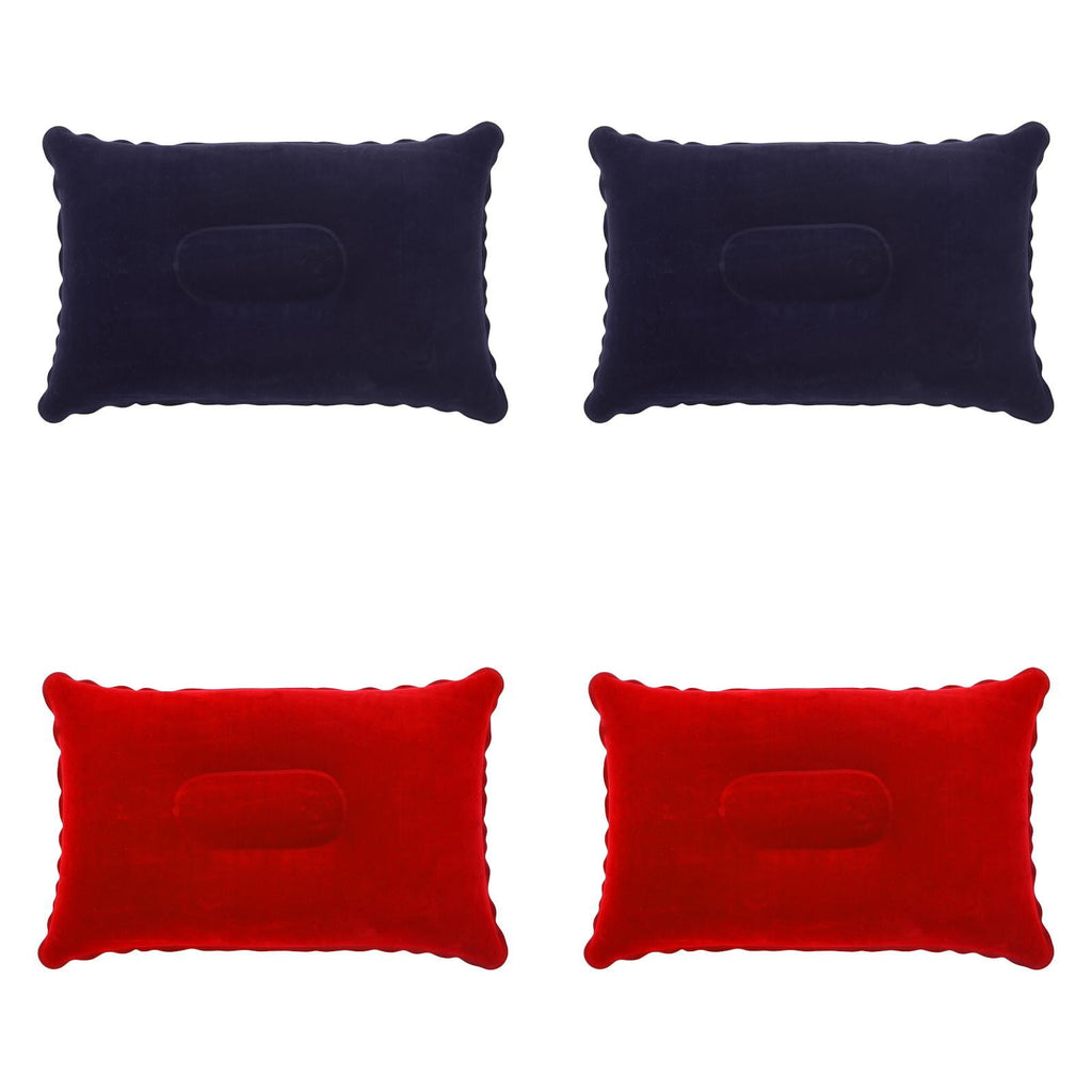 Inflatable Camping Pillow, 9.4 X13.6 Inch Ultra Light Backpacking Pillow, Portable Sleeping Pillow for Hiking, Outdoor, Travel, Picnic 4PCS