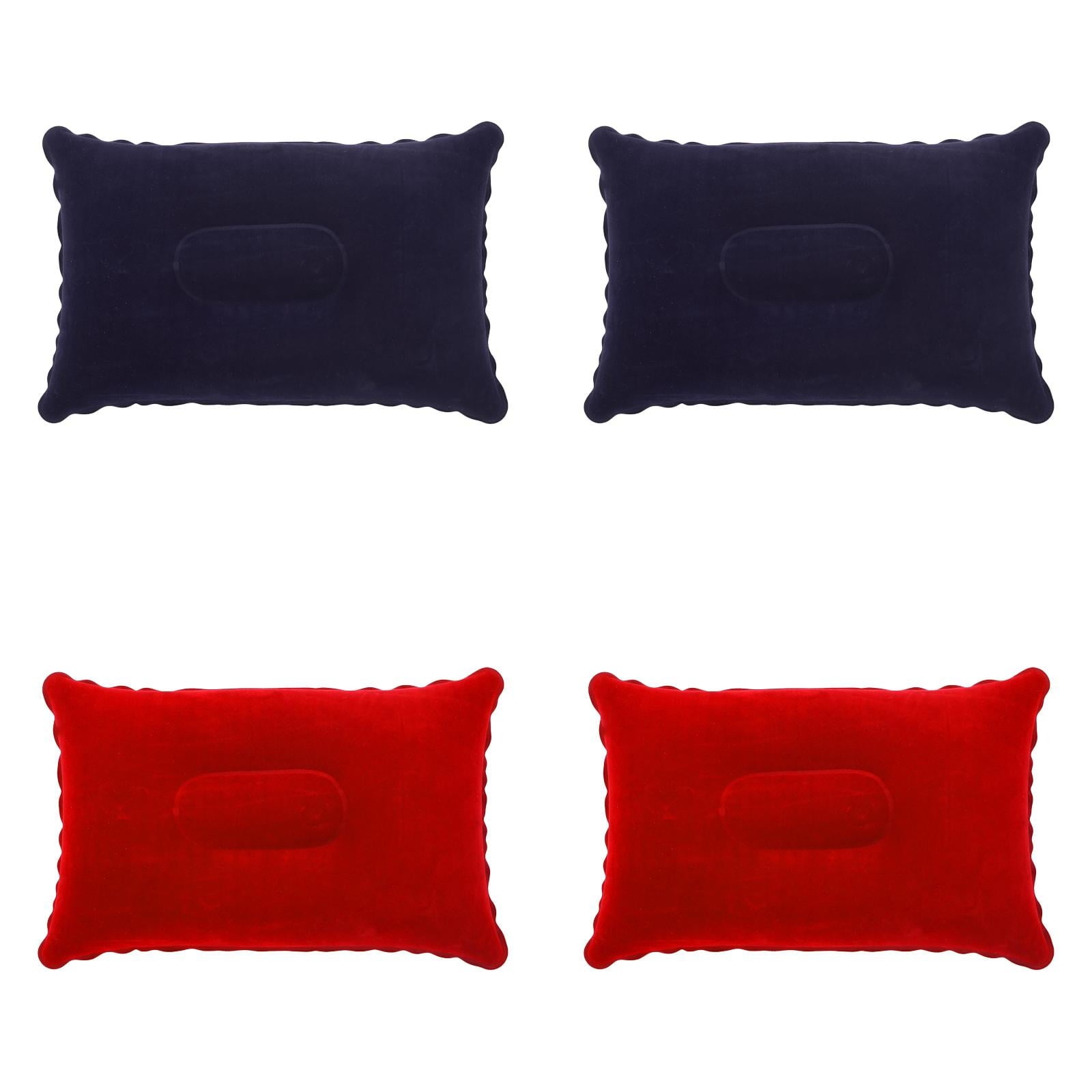 Inflatable Camping Pillow, 9.4 X13.6 Inch Ultra Light Backpacking Pillow, Portable Sleeping Pillow for Hiking, Outdoor, Travel, Picnic 4PCS