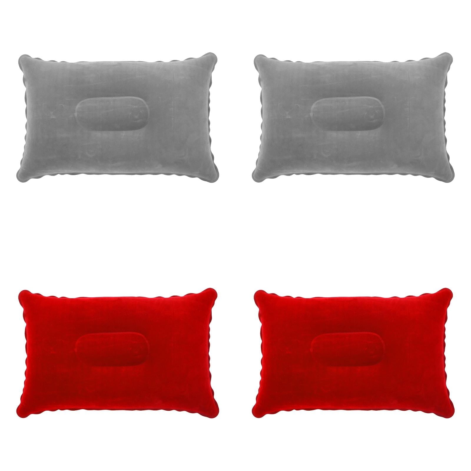 Inflatable Camping Pillow, 9.4 X13.6 Inch Ultra Light Backpacking Pillow, Portable Sleeping Pillow for Hiking, Outdoor, Travel, Picnic 4PCS
