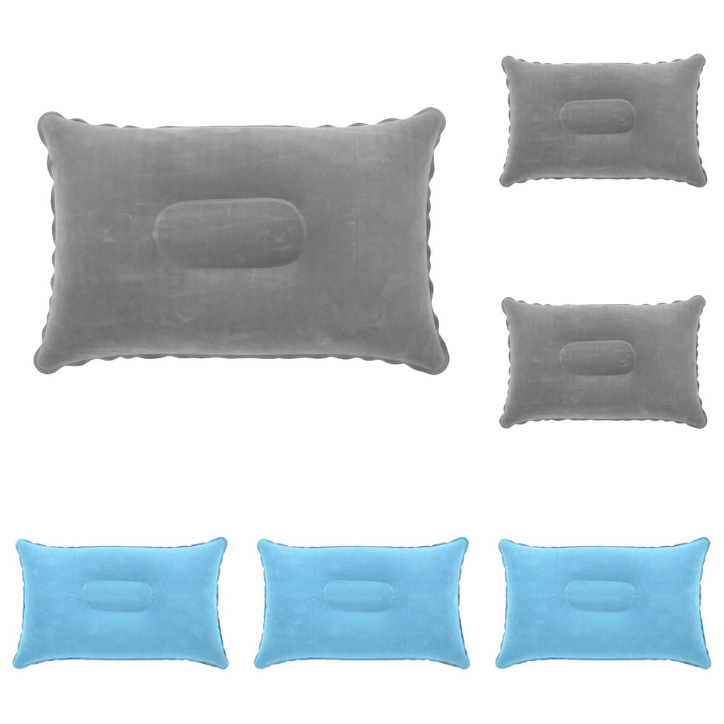 Inflatable Camping Pillow, 9.4 X13.6 Inch Ultra Light Backpacking Pillow, Portable Sleeping Pillow for Hiking, Outdoor, Travel, Picnic 4PCS