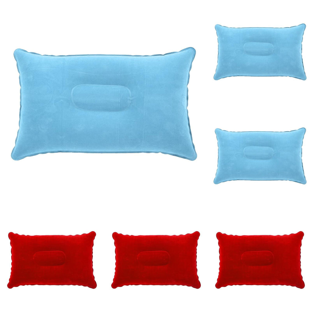 Inflatable Camping Pillow, 9.4 X13.6 Inch Ultra Light Backpacking Pillow, Portable Sleeping Pillow for Hiking, Outdoor, Travel, Picnic 4PCS