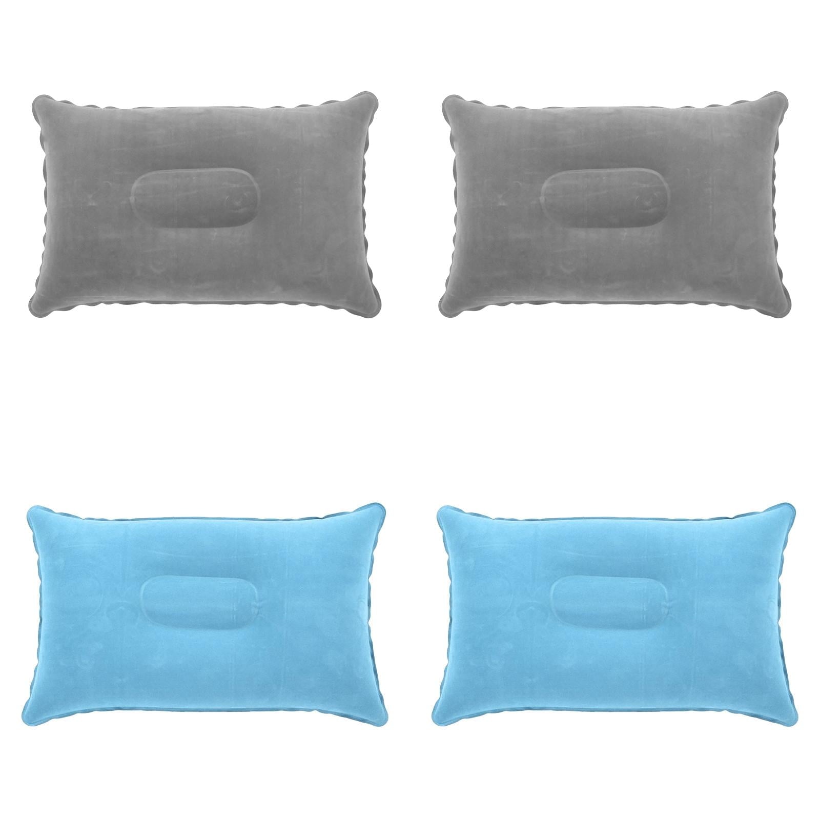 Inflatable Camping Pillow, 9.4 X13.6 Inch Ultra Light Backpacking Pillow, Portable Sleeping Pillow for Hiking, Outdoor, Travel, Picnic 4PCS
