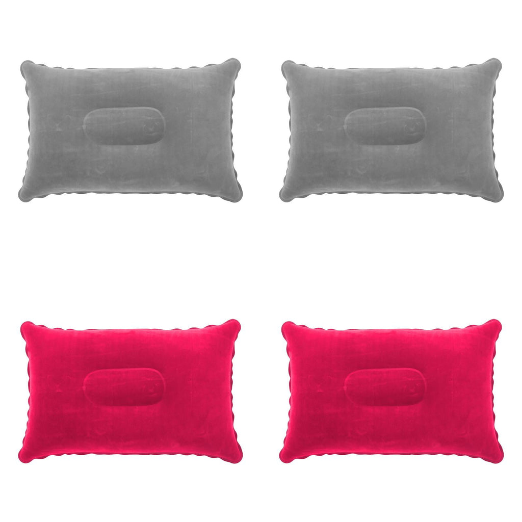 Inflatable Camping Pillow, 9.4 X13.6 Inch Ultra Light Backpacking Pillow, Portable Sleeping Pillow for Hiking, Outdoor, Travel, Picnic 4PCS