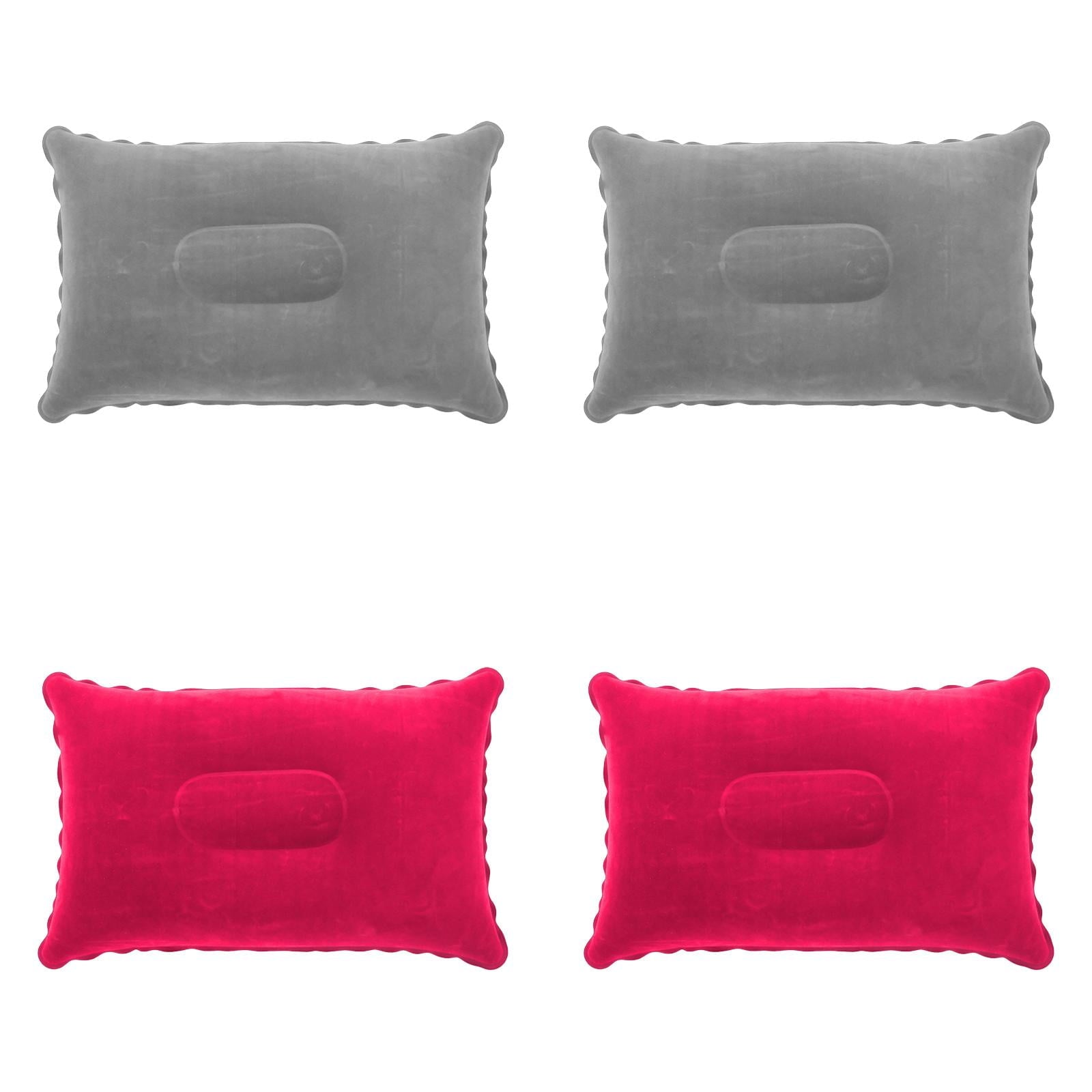 Inflatable Camping Pillow, 9.4 X13.6 Inch Ultra Light Backpacking Pillow, Portable Sleeping Pillow for Hiking, Outdoor, Travel, Picnic 4PCS