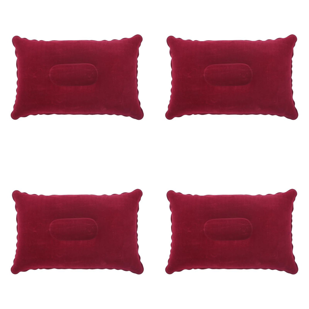 Inflatable Camping Pillow, 9.4 X13.6 Inch Ultra Light Backpacking Pillow, Portable Sleeping Pillow for Hiking, Outdoor, Travel, Picnic 4PCS