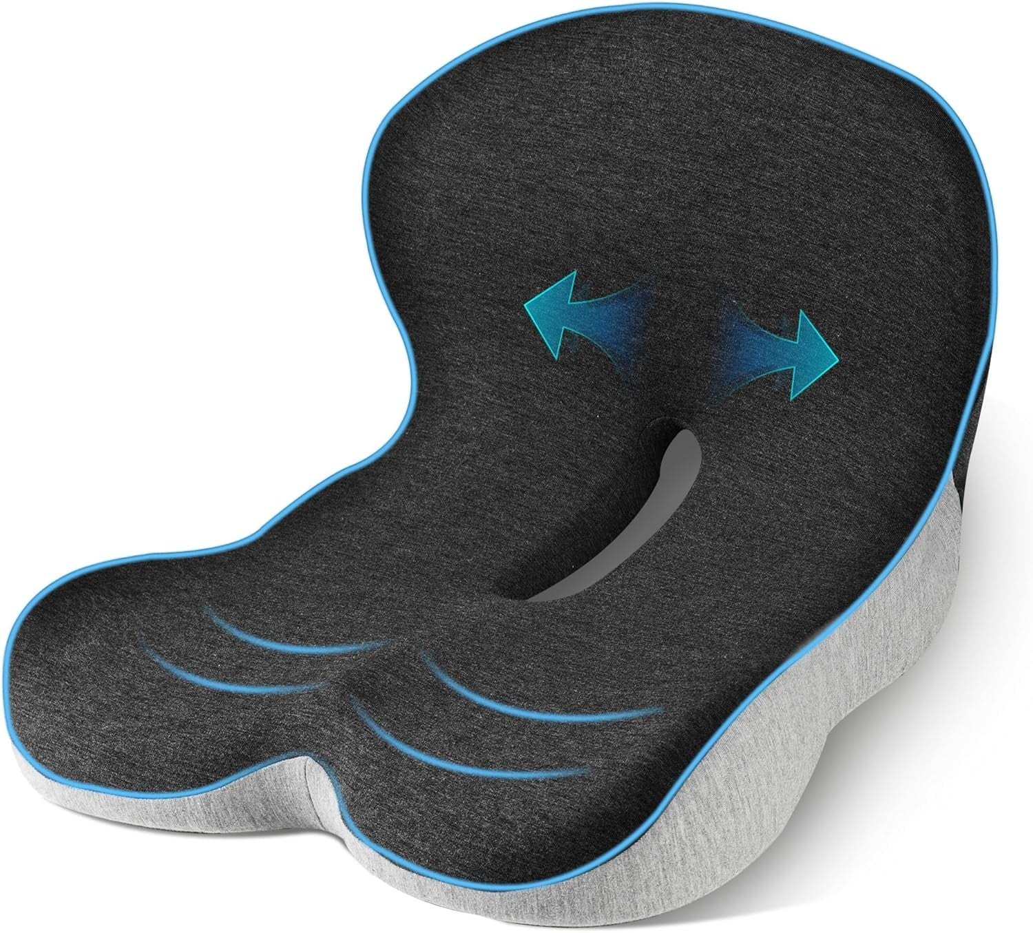 Trucker seat Cushions for Long Sitting, semi Truck seat Cushion with Lumbar Support, Truck seat Cushion for Back Pain and Supporting The HIPS, Trucker Essentials