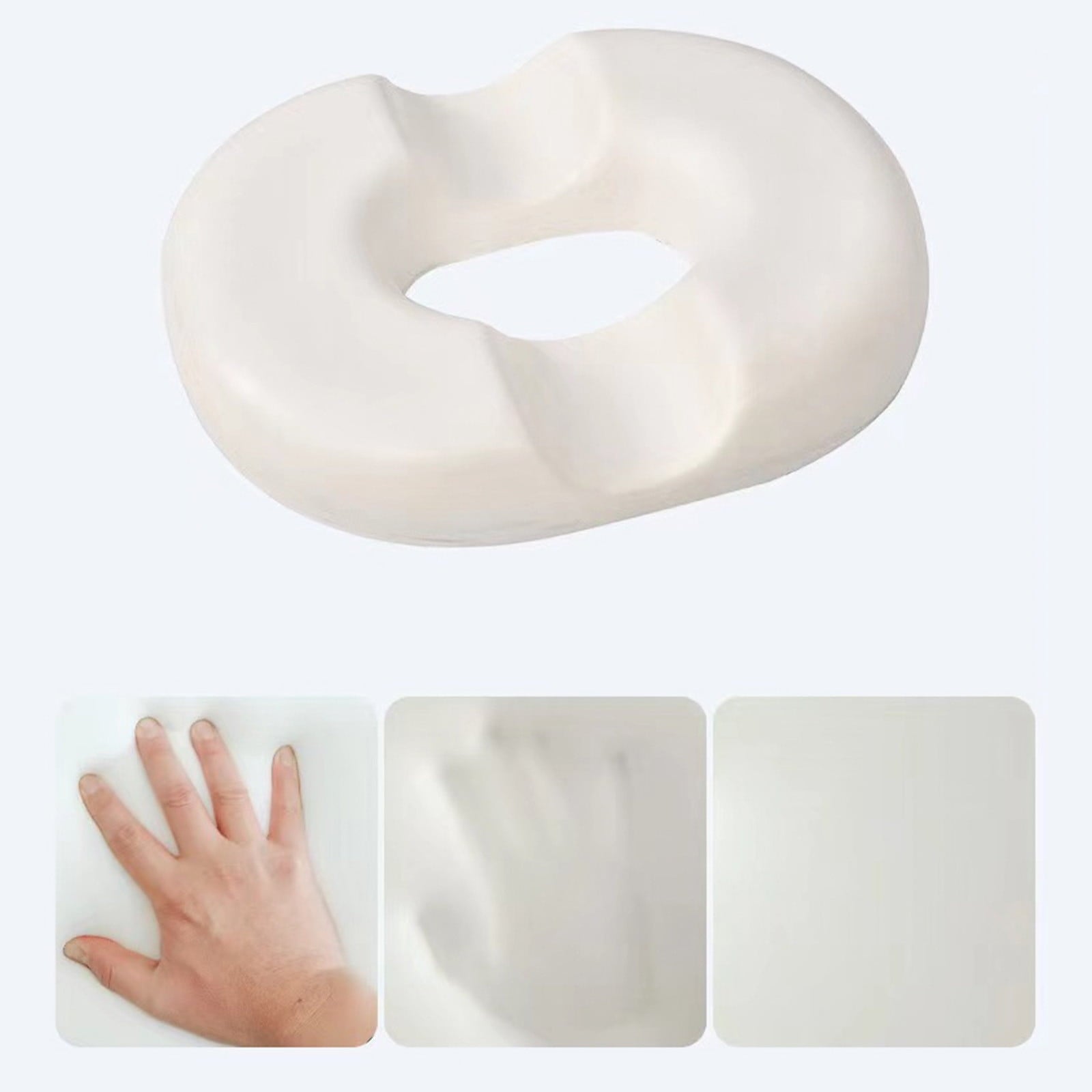 Donut Pillow Seat Cushion Donut Chair Cushions For Postpartum Pregnancy &amp; Hemorrhoids Tailbone Cushion Memory Foam Seat Cushions For Office&amp;Home Chairs Floor Cousins for Adults