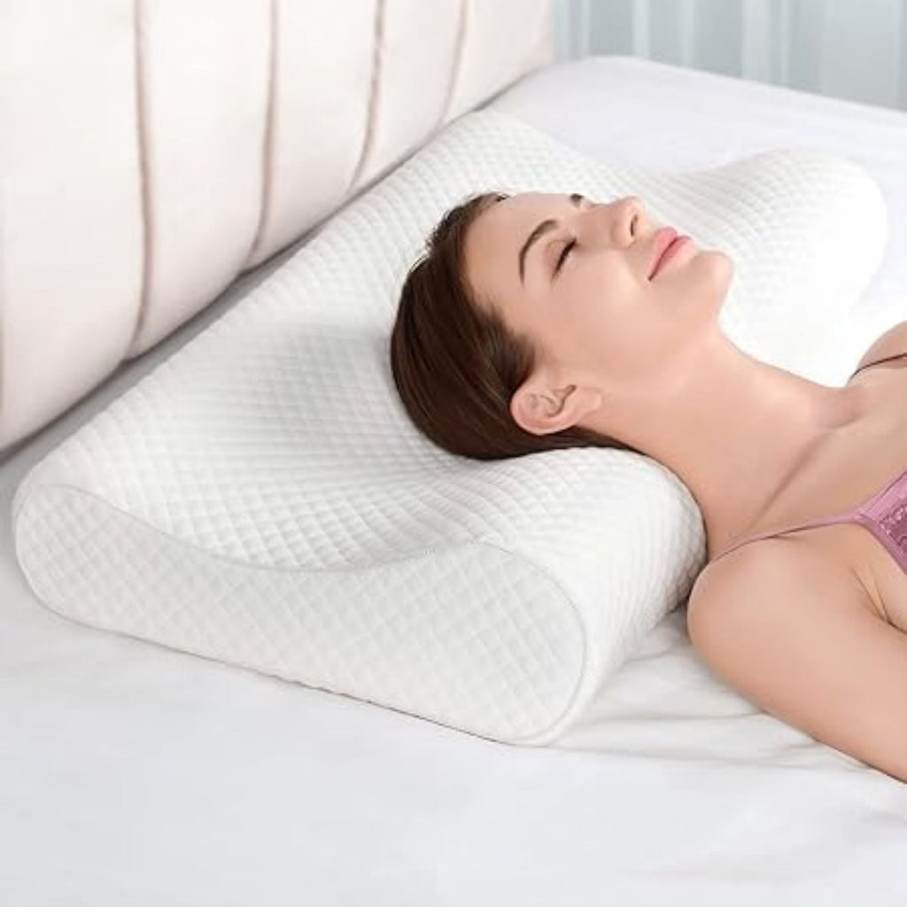 32" King Size  Memory Foam Pillow, Cervical Pillow for Neck Pain Relief, Neck Orthopedic  Pillows for Side, Back and Stomach S pers